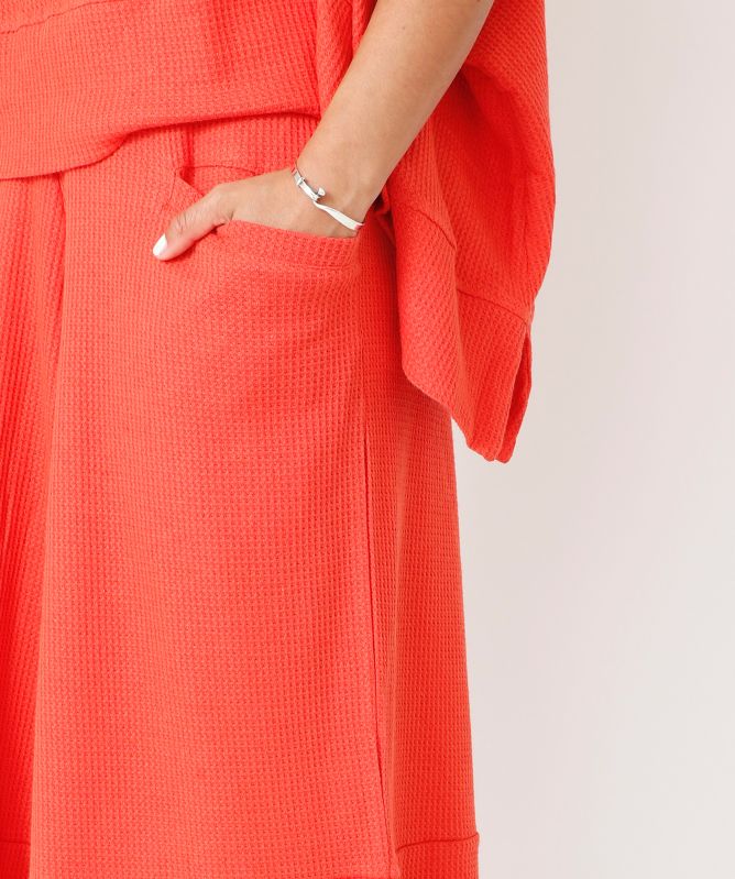 Sort Aarhus Cotton Linen Cropped Pants