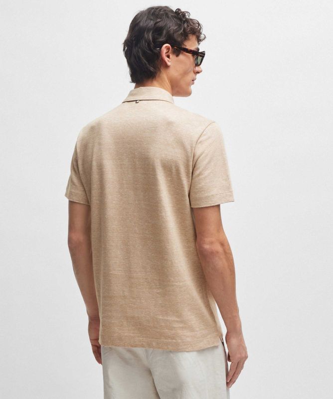 BOSS Cotton Linen Press 56 Polo Shirt