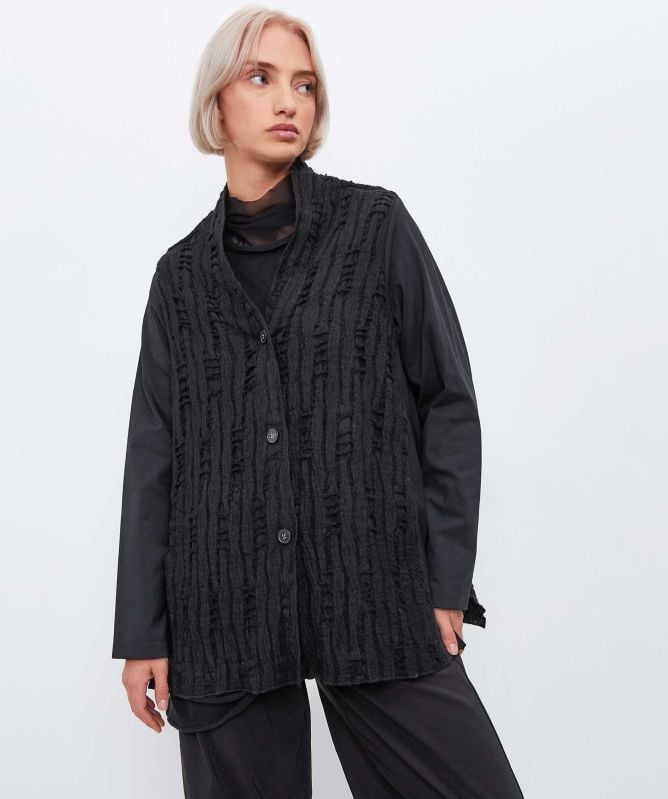 Manesera Scuba Textured Jacket