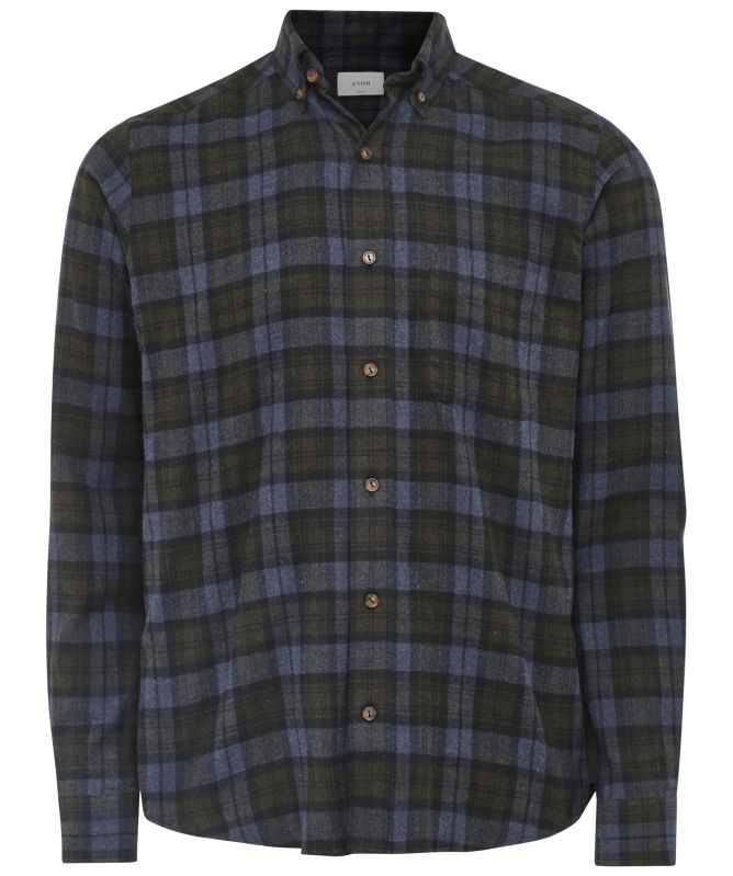 Eton Check Flannel Shirt