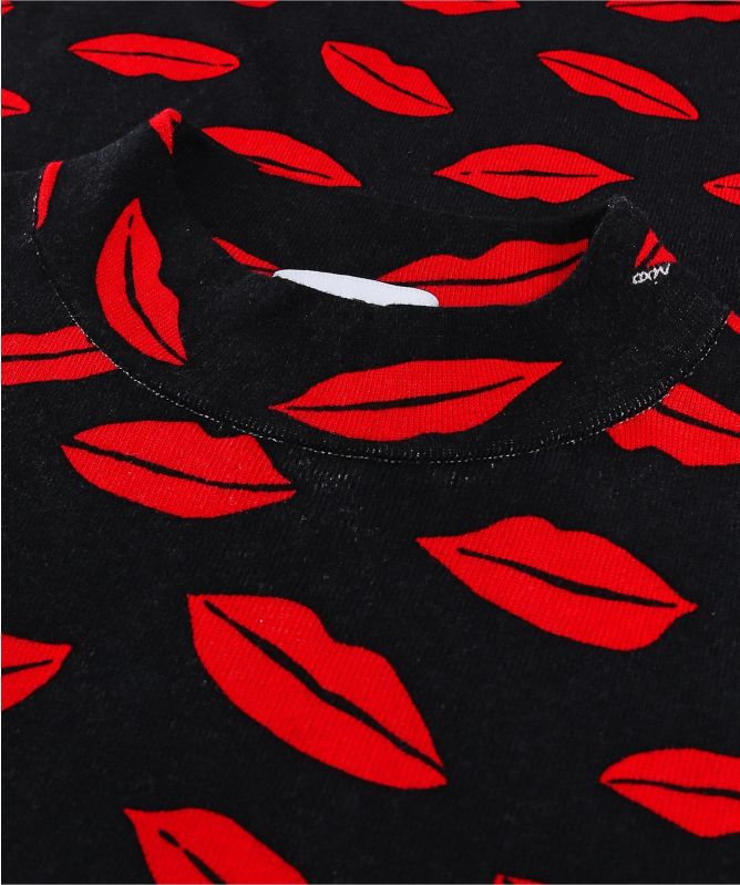 RIXO Tully Lips Silk Blend Top