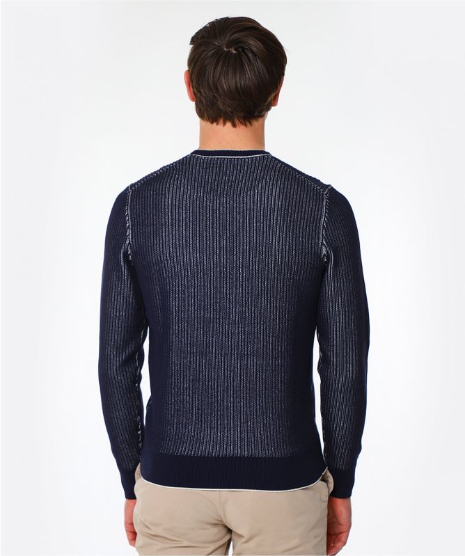 Hackett Cotton Plated Tipped Sweater