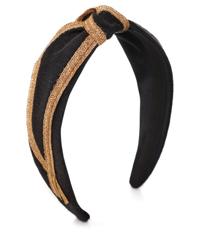 Jennifer Ouellette Linen Toyo Trim Headband | Jules B