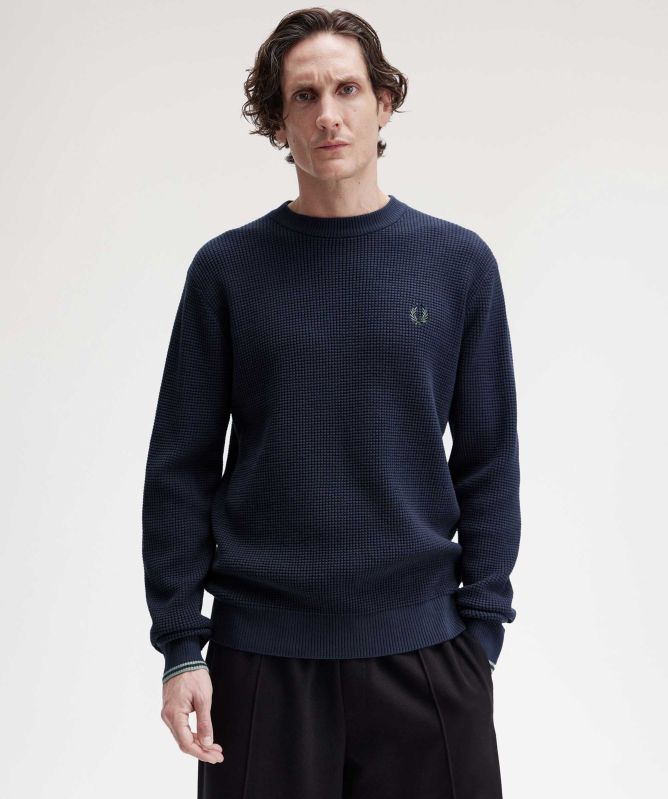 Fred Perry Waffle Stitch Jumper