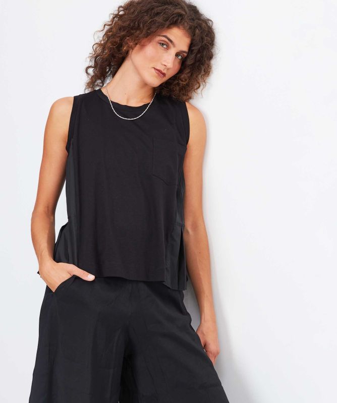 MEIMEIJ Pleat Back Top