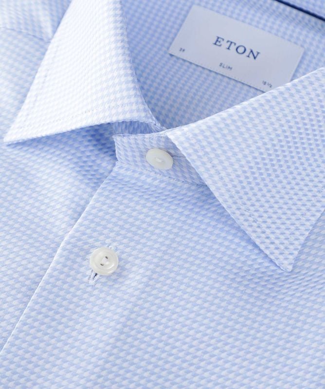 Eton Slim Fit Houndstooth King Shirt