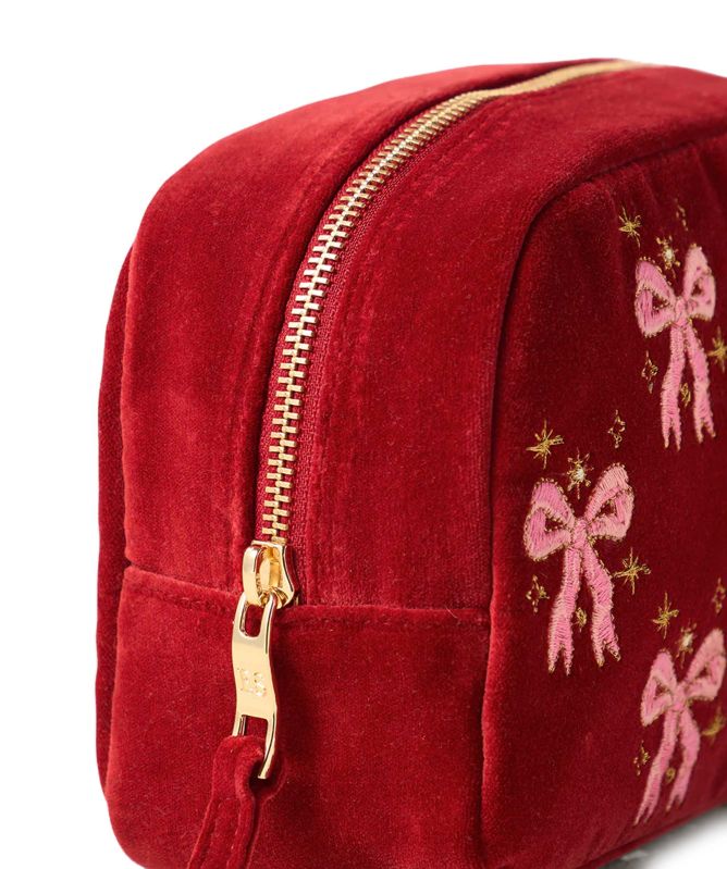 Elizabeth Scarlett Dazzling Bows Makeup Bag