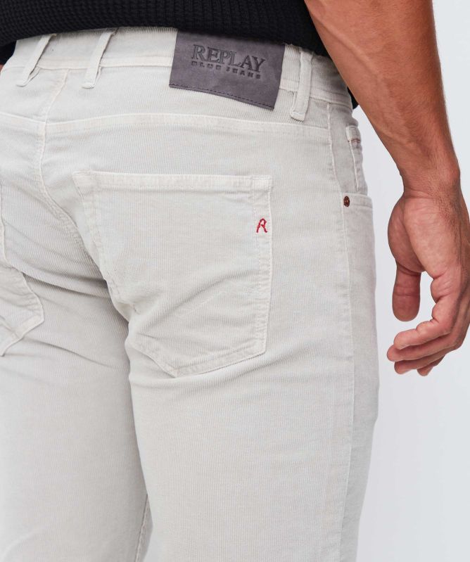 Replay Straight Fit Corduroy Trousers