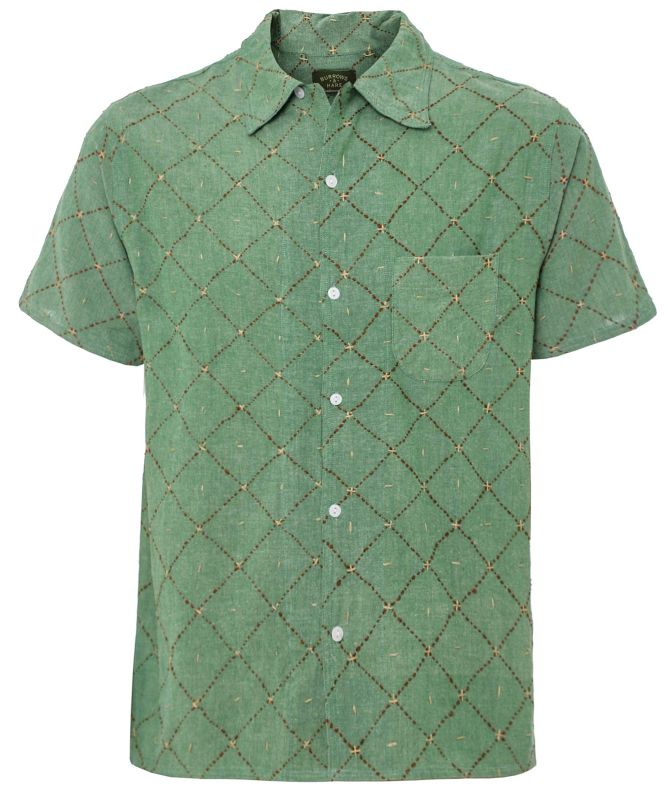Burrows and Hare Embroidered Kantha Shirt