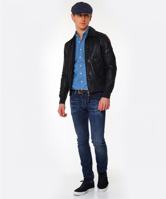 Parajumpers Leather Brigadier Jacket