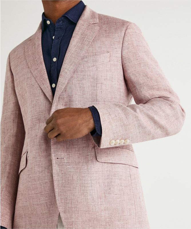 Hackett Hopsack Delave Linen Jacket