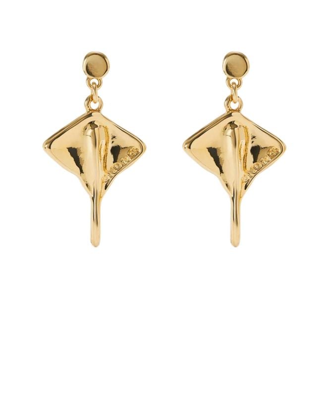 UNOde50 Majestuosa Manta Ray Drop Earrings