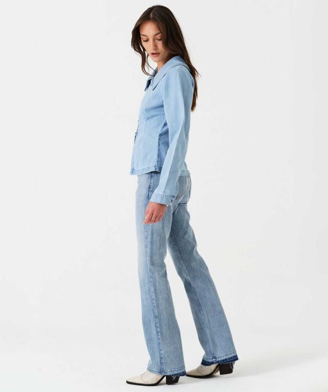 Seventy + Mochi Bette Button Up Denim Shirt
