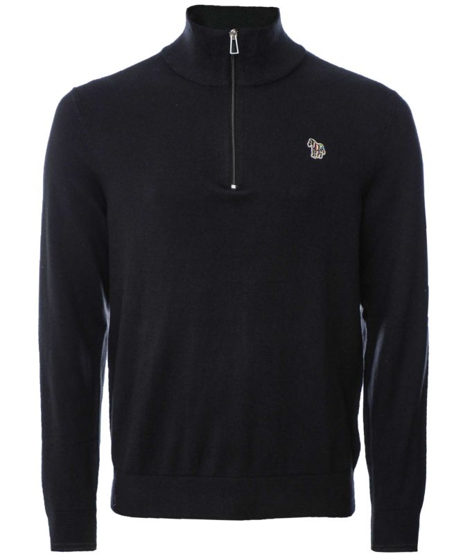 Paul Smith Half-Zip Zebra Jumper