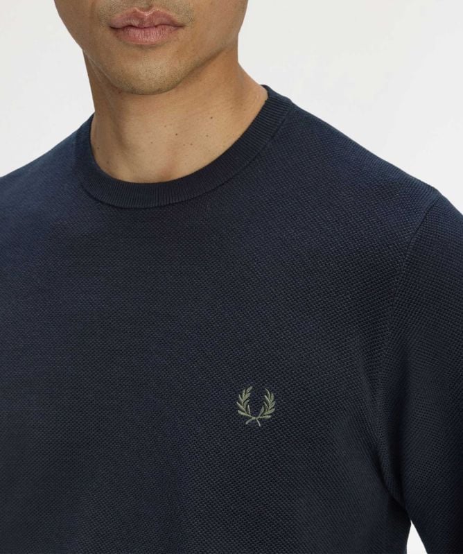 Fred Perry Pique Stitch Sweater