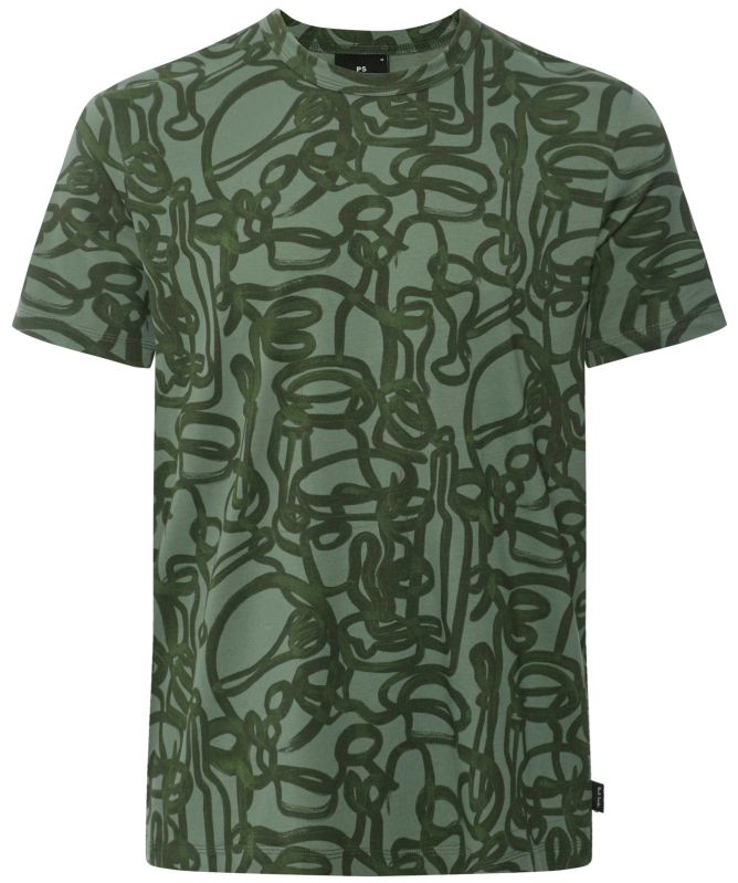 Paul Smith Organic Cotton Graphic Print T-Shirt