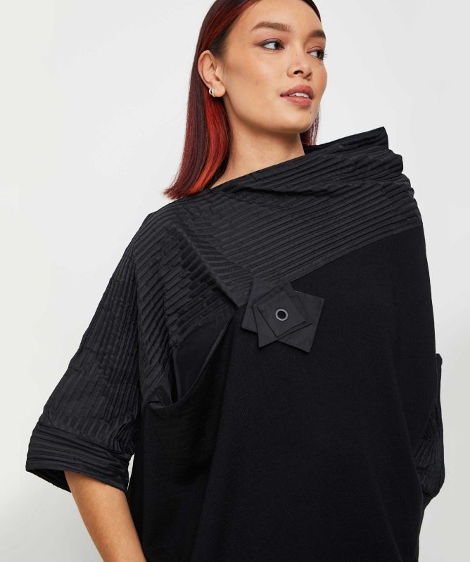 Bize Pleated Knit Jumper