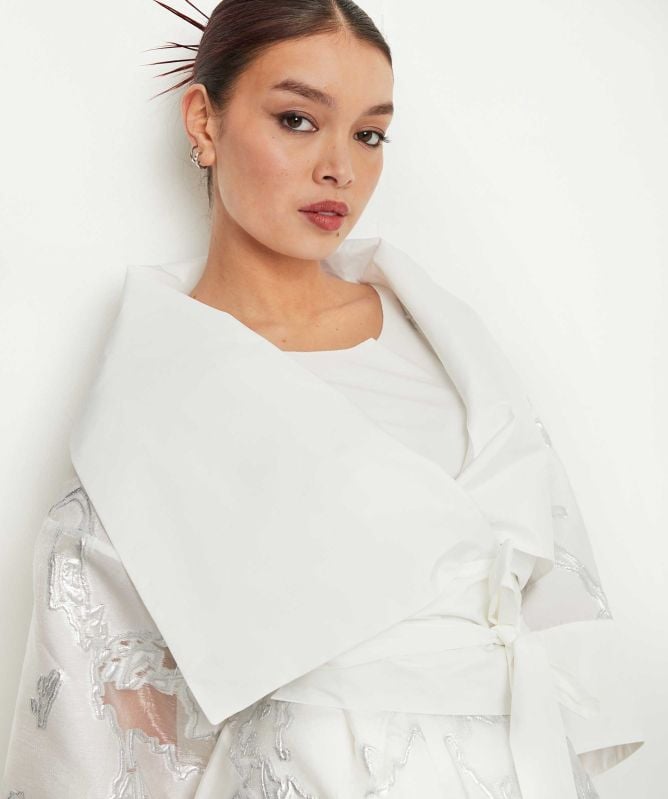Bize Gilded Cape Jacket