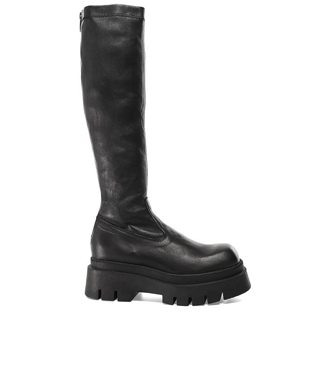 Lofina Knee Length Zip Boots