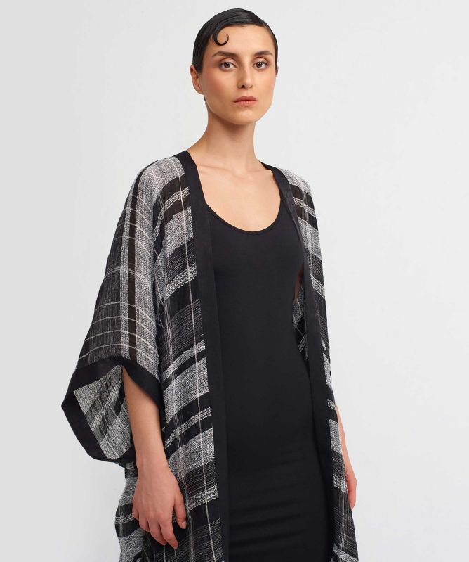 NU London Plaid Long Kaftan