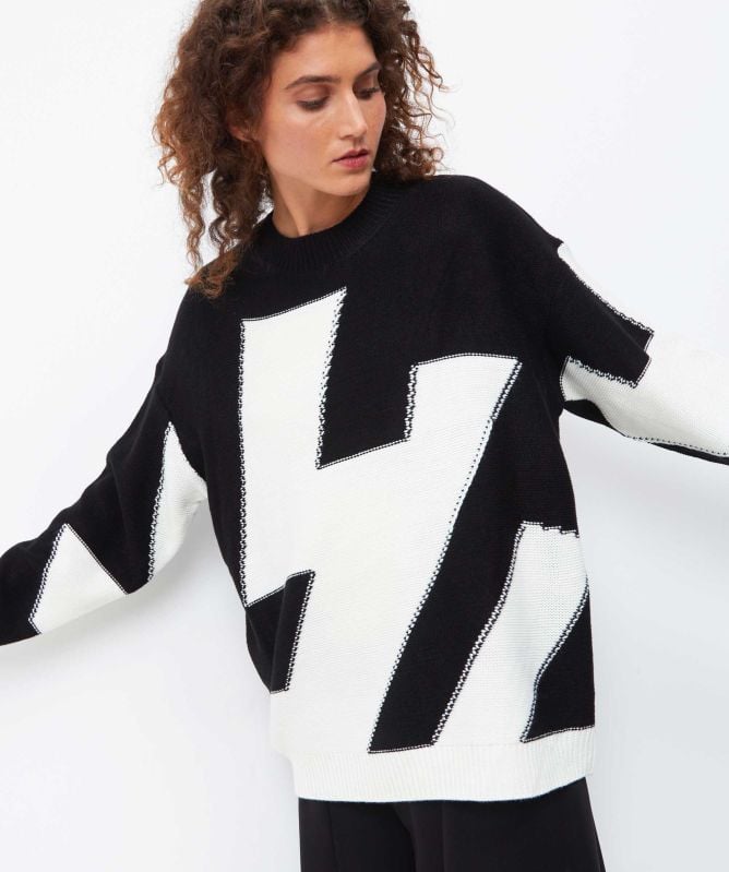 Thanny Patterned Knit Jumper