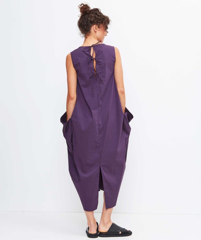 MEIMEIJ Tie Back Pocket Dress