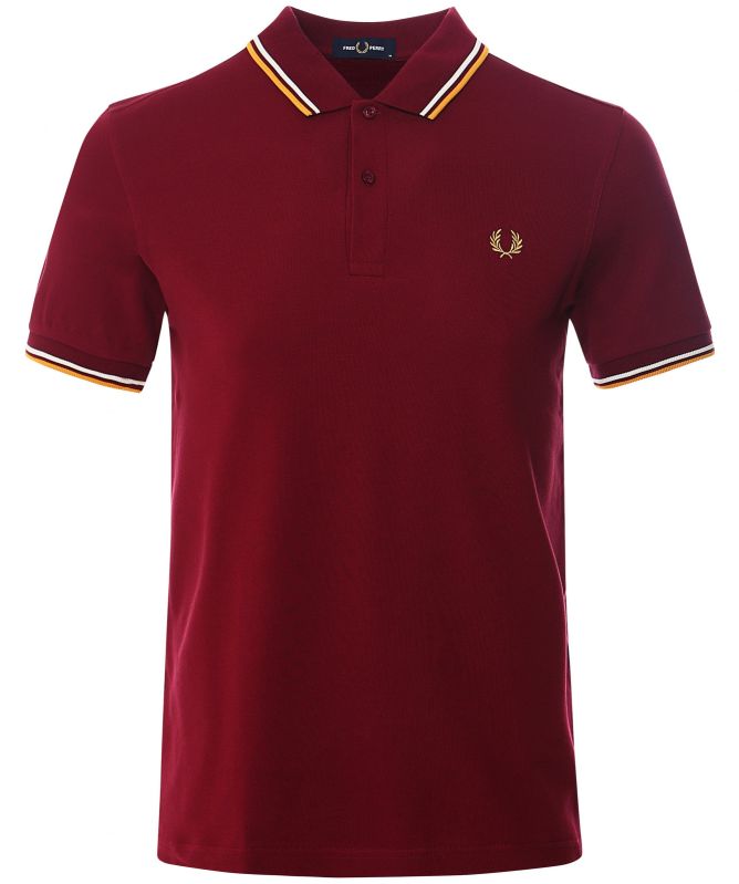 トップス FRED PERRY The Fred Perry Shirt - M3 M3 - Black / Champagne | The Fred Perry Shirt | Men's Short