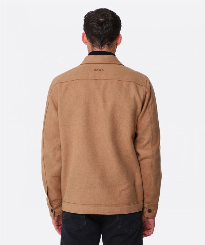 BOSS Lom_1 Wool Overshirt