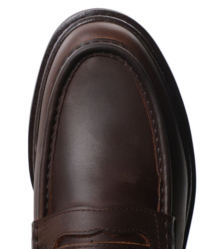 Ahler Leather Penny Loafers