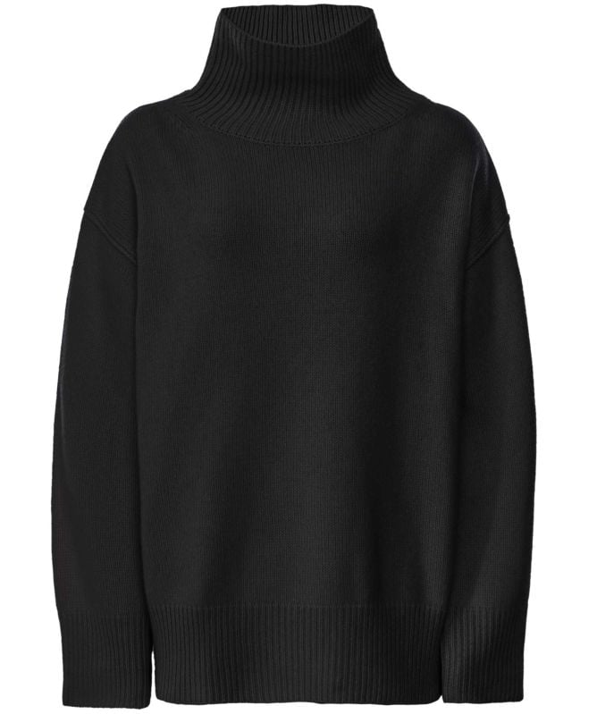 Soft Goat Boyfriend Turtleneck Cashmere Jumper