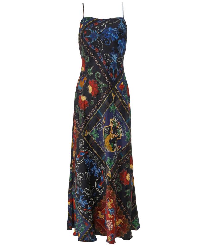 FARM Rio Arabesque Scarves Sleeveless Maxi Dress