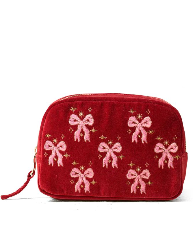 Elizabeth Scarlett Dazzling Bows Makeup Bag
