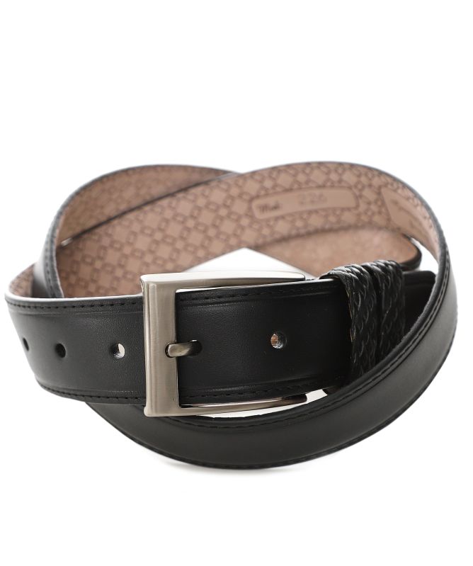 Leyva Leather Braided Loop Belt