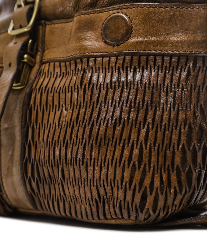 Campomaggi Woven Leather Backpack