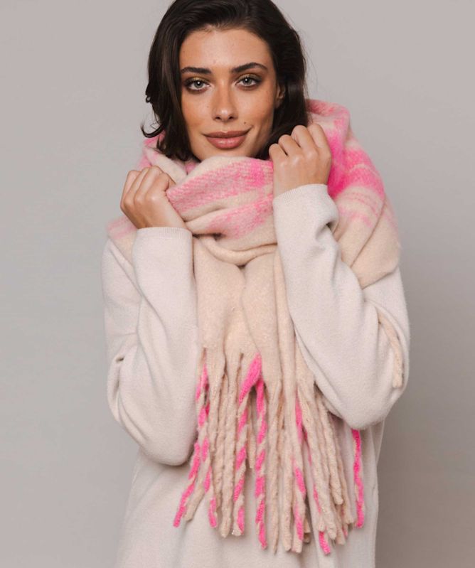 Rino and Pelle Aria Check Scarf