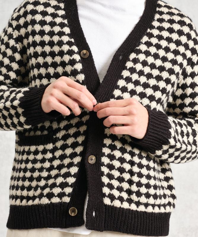 Wax London Bubble Knit Walker Cardigan