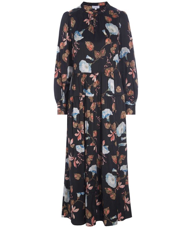 floral milkmaid maxi dress Triple Goddess Print Milkmaid Midi Dress – Disturbia