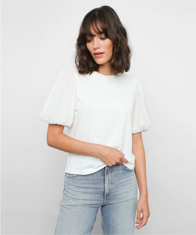 Rails Liza Puff Sleeve Top
