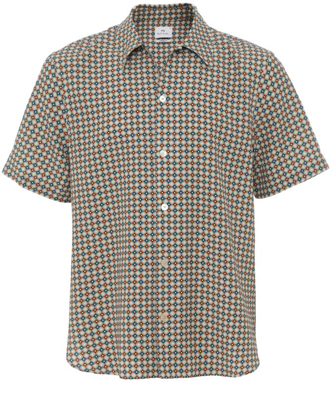 Paul Smith Casual Fit Geometric Shirt