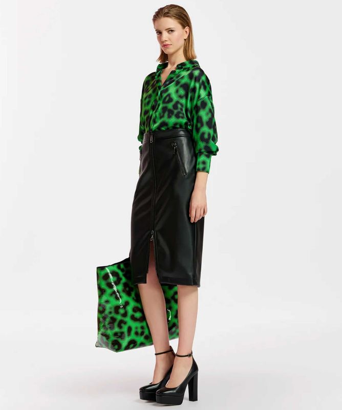 Essentiel Antwerp Evitta Leopard Print Shirt