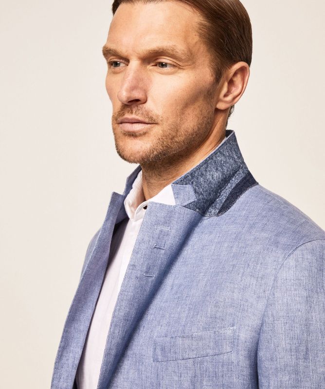 Hackett Linen Hopsack Jacket