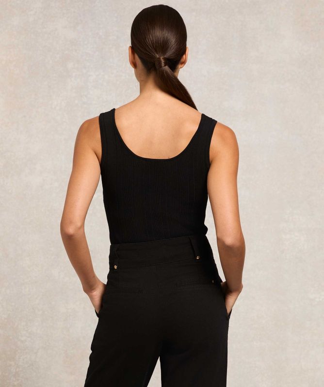 Holland Cooper Ruby Knitted Vest Top