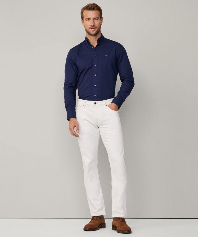 Hackett Tailored Fit Oxford Shirt