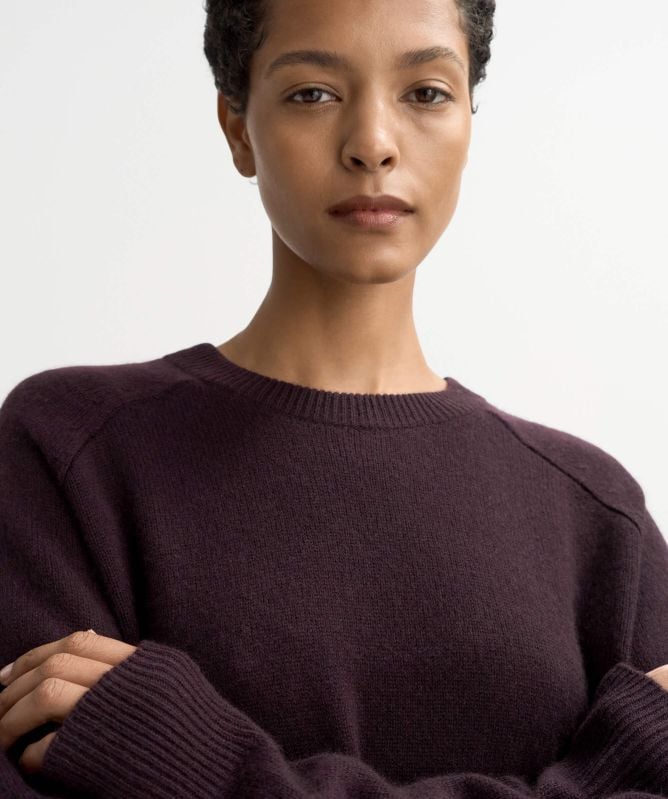 Soft Goat Boyfriend Crewneck Jumper