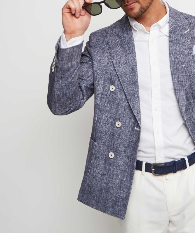 ジャケット CIRCOLO 1901 DOUBLE BREASTED BUTTONS CLOSURE JACKET Circolo 1901 Double Breasted Check Jacket | Jules B