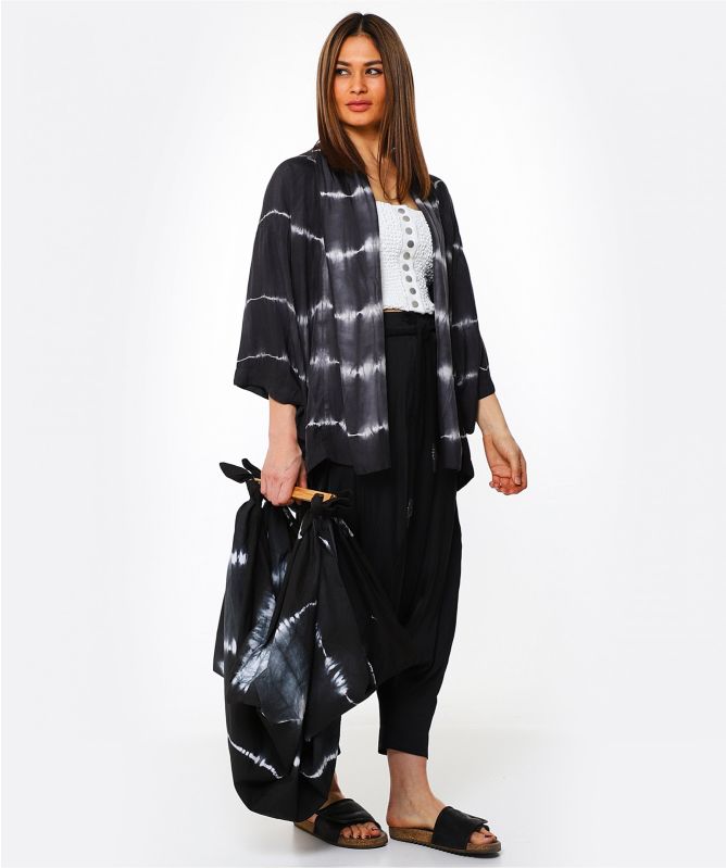 NU London Silk Tie Dye Jacket