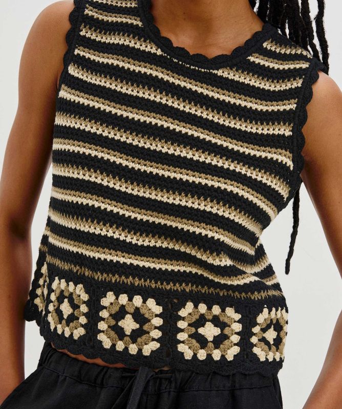 Rails Hazel Crochet Top