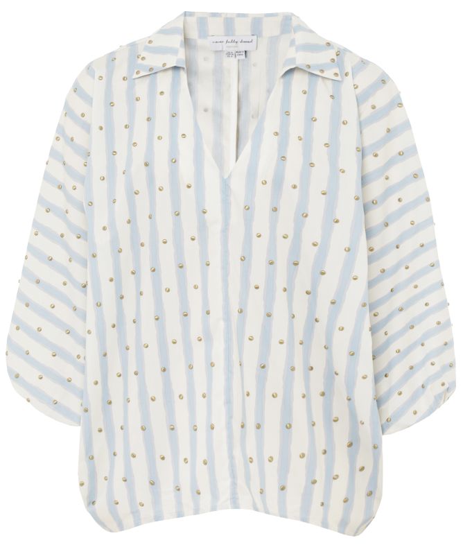 Never Fully Dressed Stripe Cara Shirt