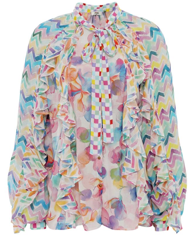 Me369 Holly Ruffle Blouse