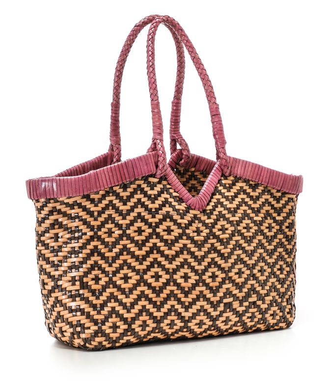 Vipera Crudelia Flower Woven Tote